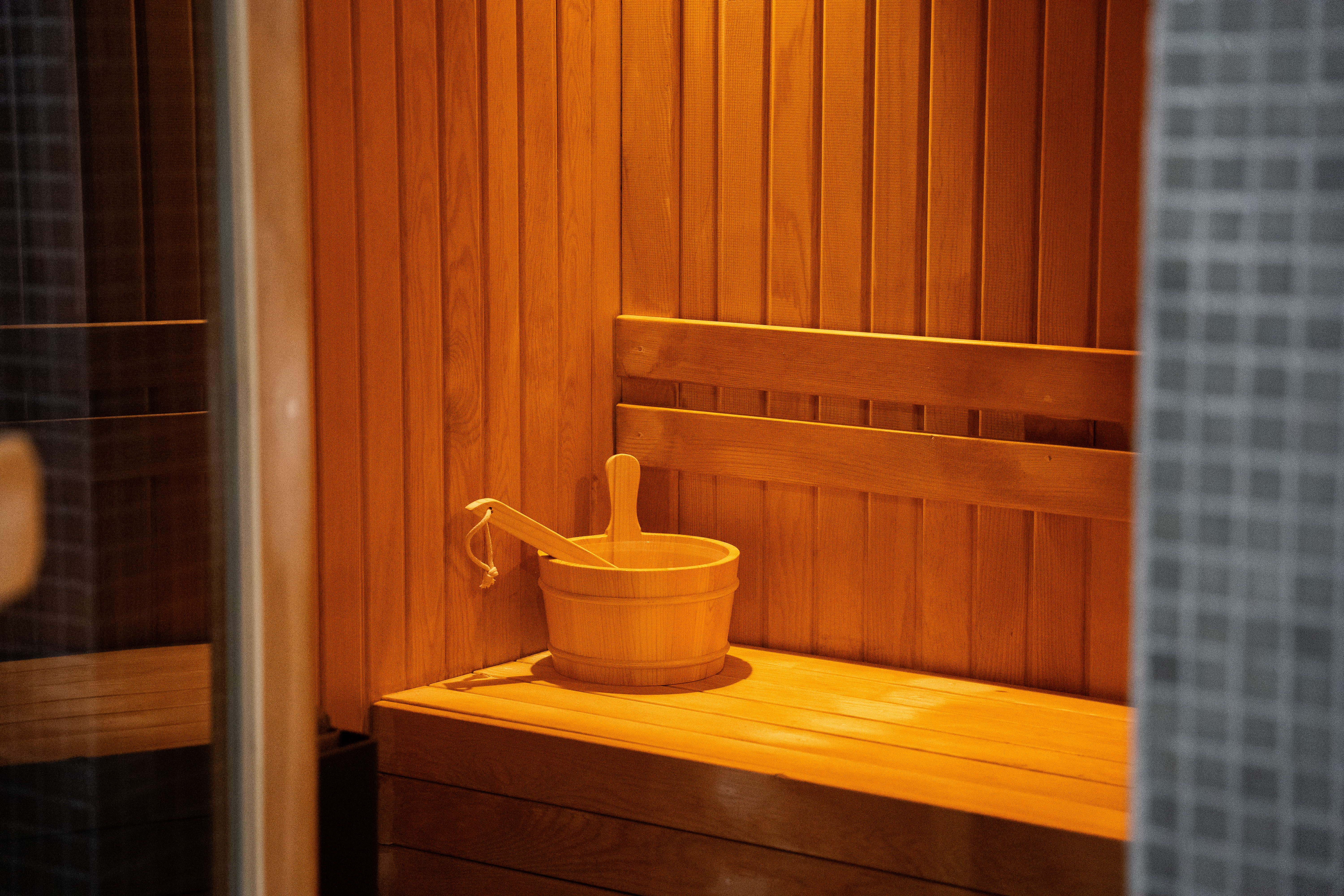 Intérieur du Sauna